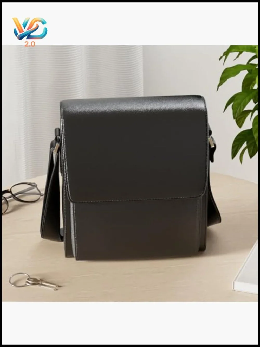 Messenger Crossbody Shoulder Bag for Men Work Business Casual Adjustable Strap